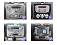 AWESAFE inalámbrico CarPlay Android Auto Radio para ford focus 2 Mk2 2004 2005 2006 2007 2008 2009 2010 2011 coche reproductor multimedia GPS 2 din autoradio volante controles RDS Bluetooth - details 0