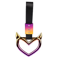 Correa De Remolque Para Coche Colorida Anillo De Agarre En Forma De Corazón JDM Para Manillar De Autobús Accesorios De Automóvil Estilo Desviación - details 6