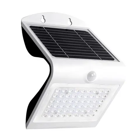 Elbat aplique led solar - 4w - 500lm - doble iluminacion - color blanco - 1