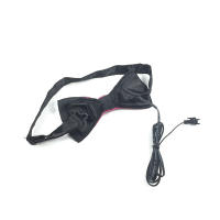 Lazo De Noche Luminosa Para Hombres Con LED Y Cable Eléctrico Brillante Para Fiesta Halloween Navidad Decoración De Barra Club Escenario Prop Ropa - details 2