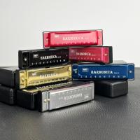 Harmonica Miwayer Profesional Con 10 Agujeros Instrumento Musical De Metal Para Bocina Para Principiantes - details 0
