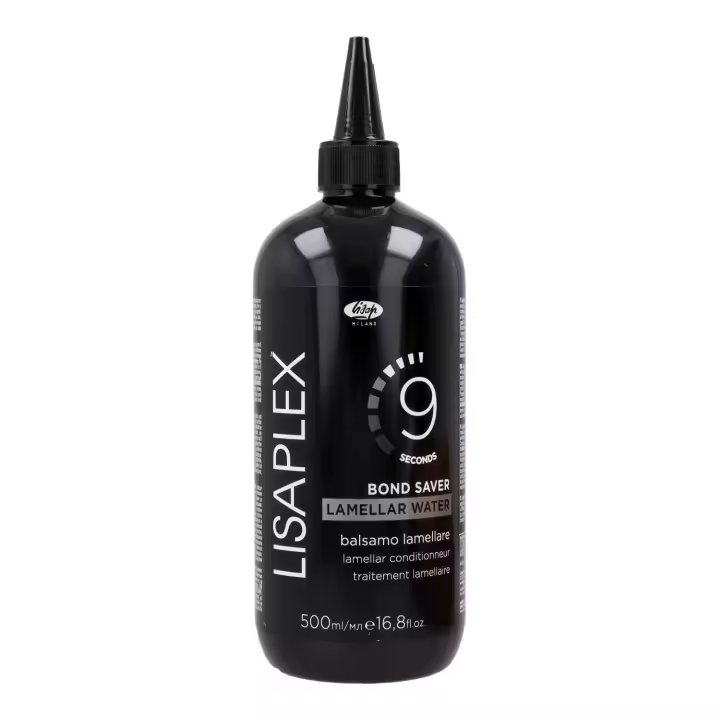 Lisap bond saber lamellar water balsamo 500 ml, balsamo laminar ultraligero líquido. Belleza y cuidado de tu cabello y tu piel con Lisap. - 1