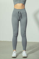 Leggings De Yoga Para Mujer De Color Sólido Y Sin Costuras Con Cintura Alta Push up Para Fitness Running Y Gimnasio Talla Verdadera - details 8