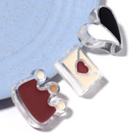 10pcs Perlas De Acrílico Serie Marrón Variadas Formas Espaciadoras Para Fabricación De Joyas Cadena De Teléfono Pulsera Collar Accesorios - details 7