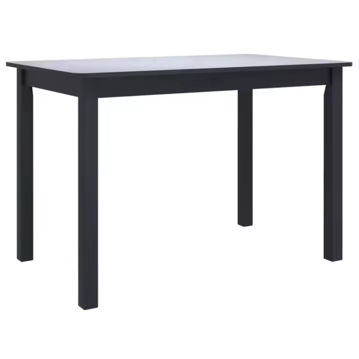 Mesa de comedor Noia rectangular madera de caucho 75x114x71 cm - 1