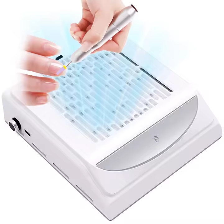 Coleccionador De Polvo De Uñas Potente 100W Para Manicura Con Aspiradora De Uñas Y Ventilador De Ajuste Para Equipamiento De Salón De Uñas - 1
