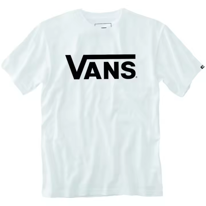 Camiseta de Manga Corta Vans Classic para hombre en color blanco - 1
