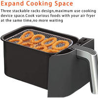 Rack Plegable Para Air Fryer De Acero Inoxidable 304 Accesorios De Cocina Apto Para Lavavajillas Stackable Compatible Con Air Fryer - details 4