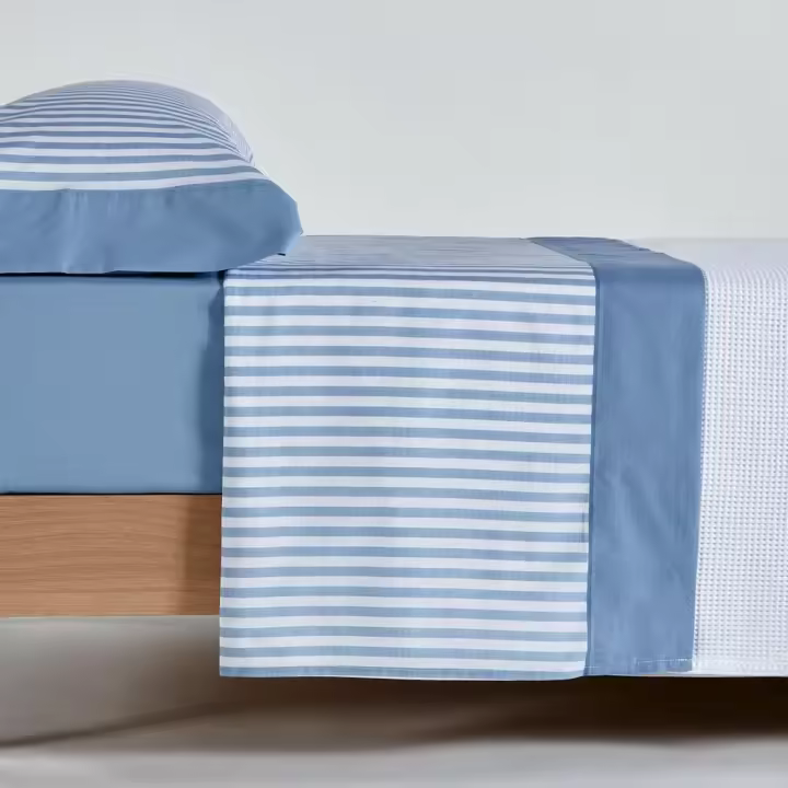 Juego de Sábanas de Verano Tacto Extrasuave - 3 Piezas Microfibra - Colores Modernos - Cama 150 - 1