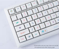 Keycaps De PBT 127 Teclas Tema Neón XDA Perfil ISO Para Teclado Mecánico RGB Compatible Con Cherry MX Switch Layout Inglés Y Coreano - details 4