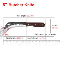 Cuchillo De Fruta Para Banano Y Durazno Cuchillo De Cocina De Acero Inoxidable Forjado Con Mango De Madera Herramienta De Cocina Chef - details 0