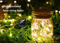 Cadena De Luces Solares LED Para Jardín Y Jardín Decoración De Navidad Impermeable De 32m/22m/11m/7m Luz De Farolillo Festivo - details 6