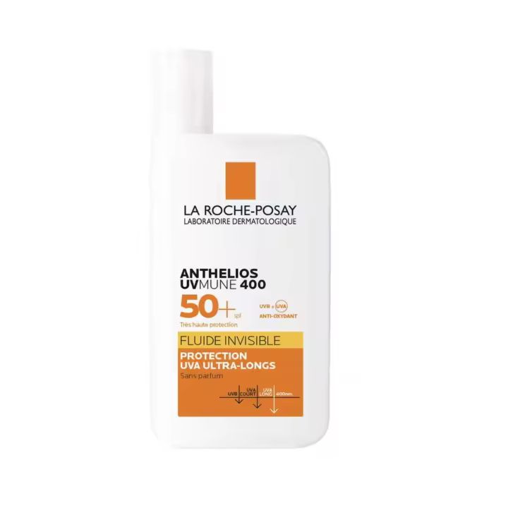 LA ROCHE-POSAY - Anthelios UVMune 400 Crema Solar Fluida Invisible Sin Perfume SPF 50+ - 1