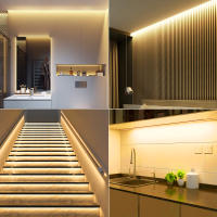 Tira De LED COB 5V USB Dimmable Con Interruptor Táctil Para Iluminación De Armarios De Cocina 1/2/3/5M Blanco/Cálido Blanco - details 6