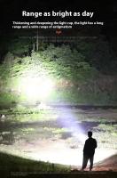 Lámpara De Mano Con 4 LED Y Luz COB Super Brillante Recargable Por USB Tipo-C Para Camping Pesca Torcha Táctica De Alta Potencia - details 3
