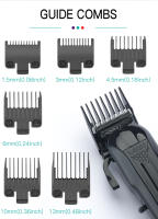 Cortadora De Pelo VGR Para Hombres Kit Profesional De Peluquería Eléctrica Y Sin Cable Corte Rápido Recargable Con Ajuste De Longitud Automático - details 6