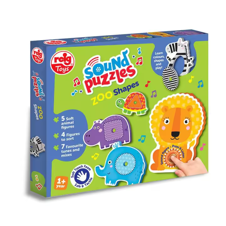 Reig - Puzzle Musical animales de Granja (RZ6608) - 1