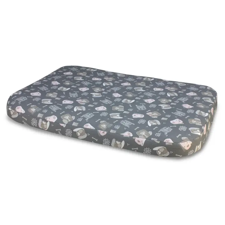 Colchoneta Perros en Rosa y Gris 90 cm - Ayuda al descanso de tu perro - Accesorios para mascotas - 1