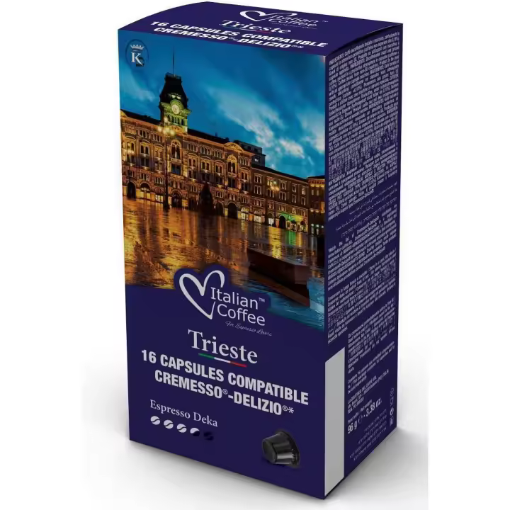 96 Cápsulas Cremesso Delizio Compatibles  Café Descafeinado - 1