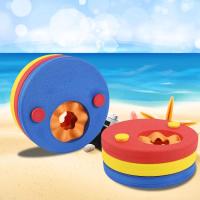 Bandas de natación para niños, paquete de 6 discos flotantes de EVA, bandas de natación coloridas para niños de 3 a 14 años que están aprendiendo a nadar, anillos de peso recomendados de 15 a 30 kg - details 2