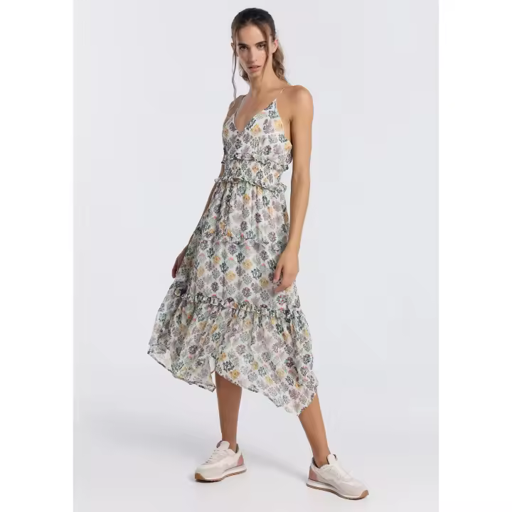 Vestido Lois Jeans - Corte Midi - Tallaje en Pulgadas - Vaqueros Mujer - 1