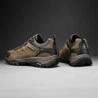 Zapatos De Senderismo Para Hombres HIKEUP De Cuero Suela De Goma Antideslizante Transpirables Malla Superior Tamaño 40-45 Color Negro Verde Caqui Gris - details 32