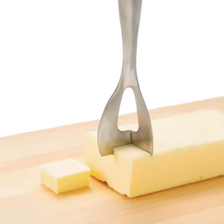 LMETJMA Cortador De Queso De Acero Inoxidable Herramientas Para Queso Y Mantequilla De Grado Alimenticio Espátula De Queso Pykc0004 - 1