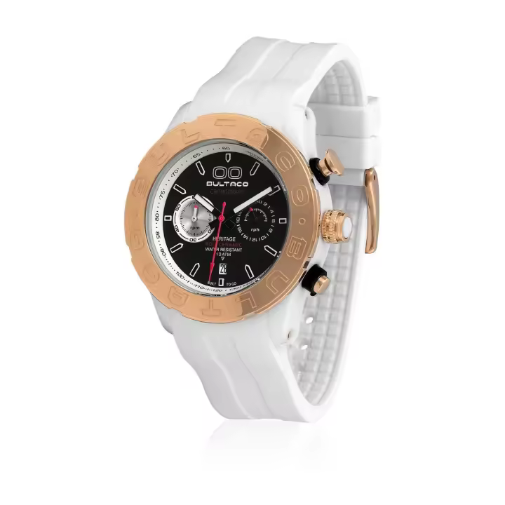 Bultaco Reloj analogico para Hombre de Miyota OS21 con Correa en Caucho H1PW43CCB1 - 1