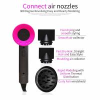 Secador De Pelo Profesional 2000W Con Fuerte Corriente De Aire Caliente Y Frío Iónico Para Salon Con Diffusor Y Broma Negativa - details 7