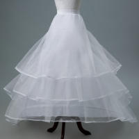 Petticoat Crinolina Vintage Slip Hoop Skirt Underskirt Para Traje De Boda Vestido Many Estilos De Poliéster Técnica Crocheted - details 28