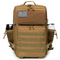 Mochila Táctica De 45L Para Hombres Y Mujeres Bolsa De Asalto De Sobrevivencia Para Escuela Senderismo Exterior Con Portahorchas Material Principal Polyester - details 3
