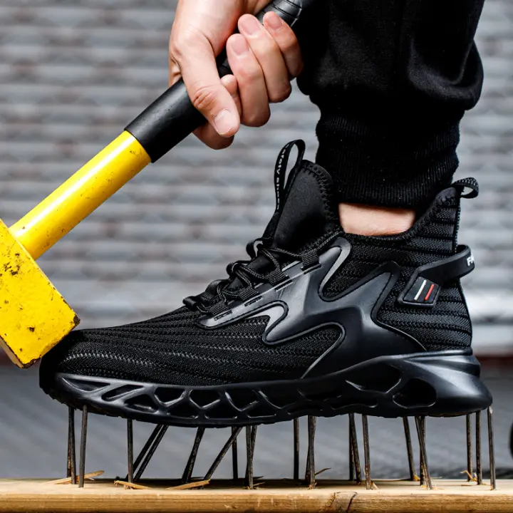 Botas De Trabajo Para Hombre Seguridad Antipinchazos Punta De Acero Antideslizantes Confort Transpirables Para Construcción Y Obras - 1
