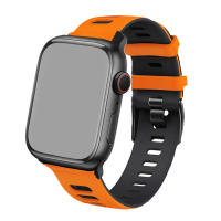 Correa De Reloj De Silicona Para Apple Watch Compatible Con Series 8 Se 9 7 6 5 4 3 Ultra2 Tamaños 44mm 40mm 49mm 45mm 41mm 38-42mm Color Variado - details 6