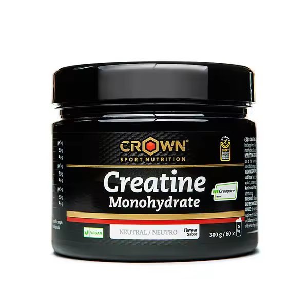 Crown Sport Nutrition - Creatina monohidrato Creapure 300 g - Mejora el rendimiento deportivo - 1