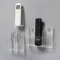 Caja De Almacenamiento Para Muro Con Soporte Para Control Remoto De Aire Acondicionado Y Teléfono Móvil Rack De Cocina Y Baño Ecológico De Plástico - details 0