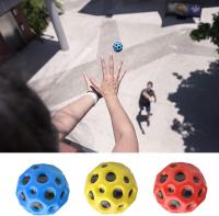 Jump Ball, Juego de 3 Pelotas de Salto Alto, Pelotas de Salto with Theme Espacial para niños, Conjunto de Pelotas de Goma Moon - details 0