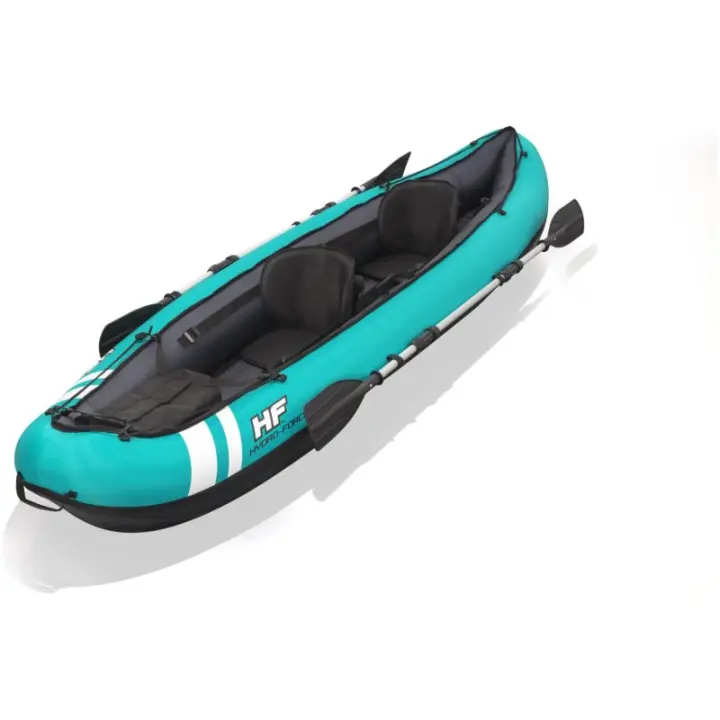 Bestway 65052 -  kayak ventura hydro - force x2 con remos para dos personas 330 x 94 x 48 cm - 1