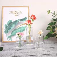 Juego De 3 Vajillas De Vidrio Claro Para Centros De Mesa Y Decoración De Baño Estilo Clásico Para Flores Pequeñas Y Bodas - details 9