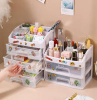 Organizador De Maquillaje, 3 Capas, 23.3x17x26.8cm, Gran Organizador De Tocador, Caja De Almacenamiento De Cosméticos Con Rejilla Para Base, Loción, Pintalabios, Crema Facial, Máscara De Parches - details 5