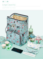 Bolsa De Pañales Insular Para Mamá Con Organizador Materno Estilo Mochila Para Carrito De Bebé Material Síntesis Tamaño Medio - details 2