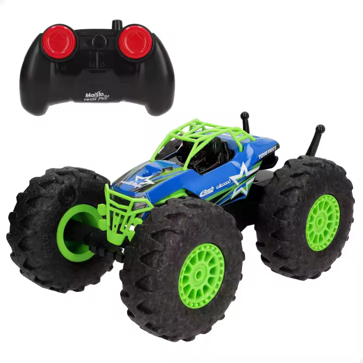 Maisto Tech - Coche teledirigido, Rock Hopper, 2.4 GH.z, Giro 360°, hasta 25° de inclinación, neumáticos de espuma, carga USB, radiocontrol para niños, teledirigido, coche para niños, +5 años - 1