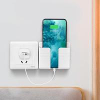 Soporte De Teléfono Móvil Para Pared Con Estación De Carga Y Control Remoto Organizador Ecológico Montado En La Pared Para Espacio De Vida - details 0