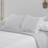 STARLEY- Colcha Bouti de verano fresca, ligera, reversible y elegante cama 90-cama 150cm,tejido 100% poliéster, relleno 100% poliéster 90 g/m2,Incluye fundas de almohada 50x70cm (Cama de 90 con 1 funda de almohada y cama de 135/150/180 con 2 fundas de alm - details 5