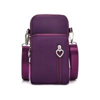 Bolso De Hombro Para Mujer Moda Diagonal Cruzada Con Cierre De Cremallera Bolsa De Pecho Deportiva Vertical Monedero Nylon - details 2