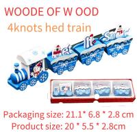 Adorno De Navidad De Tren De Madera/Plástico Decoración De Feliz Navidad Para El Hogar Regalos De Xmas 2023 Día De Año Nuevo 2024 - details 9