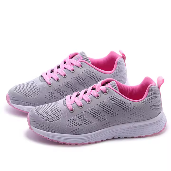 Shoes Women's Sneakers Fashion Lace-Up Casual Shoes Women Flats Soft Sole White Sneakers Women Platform Shoes Zapatillas Mujer - 1