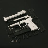 Mini Pistola De Aleación 1:3 92F Llaveañera Desmontable Pistola Falso Para Colección Pendantes Para Bolsos Juguetes Para Adultos Y Niños Desde 14 Años - details 4