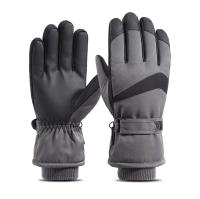 Guantes De Motocicleta Para Deporte Al Aire Libre Resistente Al Viento Impermeable Táctil De Piel De Oveja Gruesa Para Invierno Guantes De Escoba Unisex - details 5