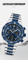 Reloj De Moda NAVIFORCE Para Hombres De Calidad Superior Acero Inoxidable Impermeable Clásico Cuarzo Reloj De Pulsera Grande Con Manos Luminosas Y Fecha Automática - details 14