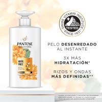 Pantene Pro-V Miracles Frizz Control Champú con Biotina y Complejo de Keratina Para Pelo Seco y Dañado + Pantene Frizz Control Sérum con Biotina y Keratina. Tratamiento Acondicionador Sin Aclarado 500+70ml - details 1